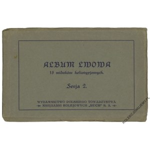 [ĽVOV. 15 pohľadníc] Album Ľvova. 15 heliotypických pohľadov. Séria 2. Vyd. RUCH