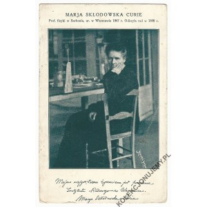 [Maria Skłodowska-Curie] Maria Skłodowska-Curie. Professorin für Physik an der Sorbonne