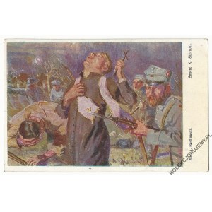 [Ignacy Skorupka] The Death of Father Skorupka. Painting by A. Bartkowski