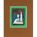 Eugeniusz TUKAN-WOLSKI (1928-2014), Still life with flask and glass