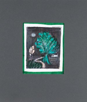 Eugeniusz TUKAN-WOLSKI (1928-2014), Drzewo nocą w świetle księżyca
