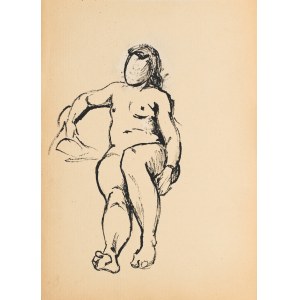 Ludwik MACIĄG (1920-2007), Akt sedící ženy