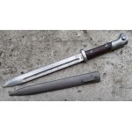 2WW/Poland/IIRP: Bagnet wz.22 Armory 4/ Reverse/ Number with Infinity Mark/ Mauser rifle.
