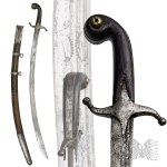 18th century/Ottoman Empire: Mameluk type saber/Central European head.