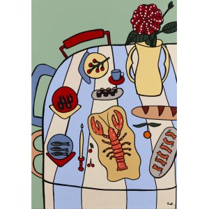 Ewa Konstantynowicz-Goss (ur. 1983, Kielce), Baguette table, 2025