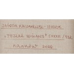 Jagoda Kaczmarczyk-Hudzik (ur. 1966, Kraków), Pejzaż wiślany CXXXII, 2026