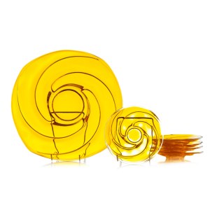 Designed by Jan Sylwester DROST (1934–2024), Młynek / Wir Cake Set (1+5)