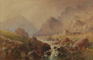 David COX Junior (1809-1885), Pejzaż szkocki