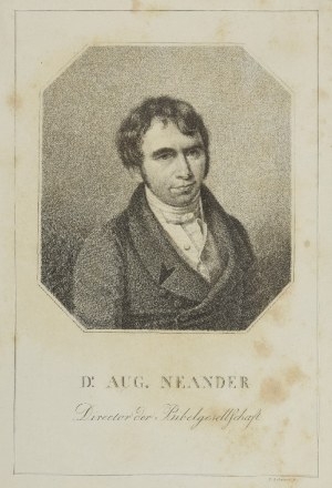 Friedrich Leonhard LEHMANN (1787-po 1836), Dr Aug. Neander, ok. 1825