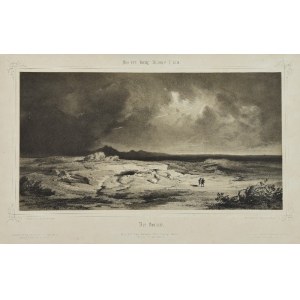 Karl LINDEMANN-FROMMEL (1819-1891), Das gewitter (Burza) wg akwareli Alberta Zimmermanna (1808-1888)