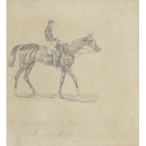 Nieustalony rysownik, Anglia, połowa XIX W., Teddington the Winner of the Derby
