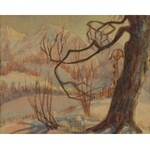 Paweł Stefan KALIŃSKI (1892-1948), Tatry - Murań o zachodzie słońca, 1939