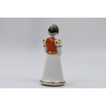 Figurine of a woman in traditional folk costume - Hollóháza, Hungary - 1980s
