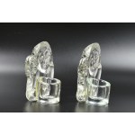 Súprava svietnikov ANIOŁEK – Kosta Glass – Švédsko – 70. roky
