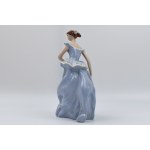 Lady with a Handkerchief Figurine - Royal Dux - Czechoslovakia - Second Half of the 20th Century