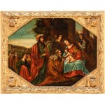 Artista fiammingo, fine XVI - inizio XVII secolo, Adoration of the Magi