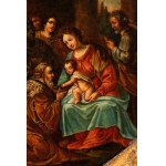 Artista fiammingo, fine XVI - inizio XVII secolo, Adoration of the Magi