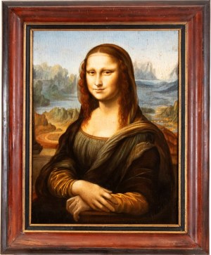 Leonardo da Vinci (copia da) (Anchiano 1452 - Amboise 1519), The Mona Lisa