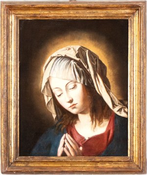 Giovanni Battista Salvi detto il Sassoferrato (cerchia di) (Sassoferrato 1609 - Roma 1685), Virgin in Prayer