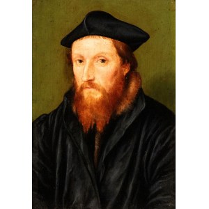 Antonio Badile (Verona 1518 ca. - 1560), Portrait of Girolamo della Torre
