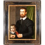 Santi di Tito (Sansepolcro 1536 - Firenze 1603), Portrait of a man with his son
