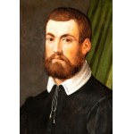 Santi di Tito (Sansepolcro 1536 - Firenze 1603), Portrait of a man with his son
