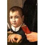Santi di Tito (Sansepolcro 1536 - Firenze 1603), Portrait of a man with his son