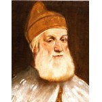 Jacopo Robusti detto il Tintoretto (e aiuti) (Venezia 1518 - Venezia 1594), Portrait of Doge Girolamo Priuli