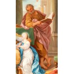 Agostino Masucci (Roma 1690 - 1758), The education of the Virgin