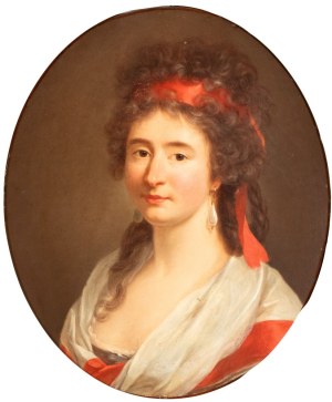 Angelika Kauffmann (attribuito a) (Coira 1741 - Roma 1807), Portrait of a Young Lady