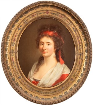 Angelika Kauffmann (attribuito a) (Coira 1741 - Roma 1807), Portrait of a Young Lady