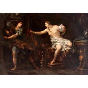 Ciro Ferri (cerchia di) (Roma 1634 - 1689), Joseph and Potiphar’s wife