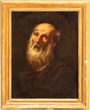Luca Giordano (Napoli 1634 - 1705), Head of a Bearded Saint