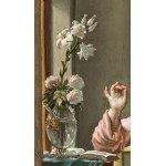 Francesco Trevisani (Capodistria 1656 - Roma 1746), The Virgin sewing with the Christ Child
