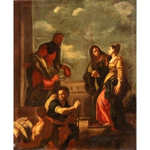 Francesco Solimena (ambito di) (Serino 1657 - Napoli 1747), Visitation
