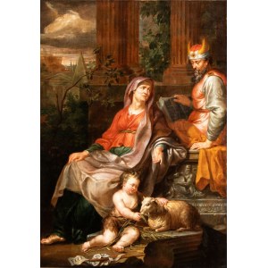 Peter Paul Rubens (cerchia di) (Siegen 1577 - Anversa 1640), Ecce Agnus Dei