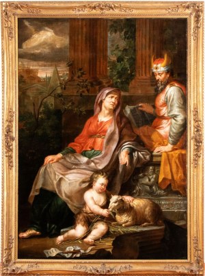 Peter Paul Rubens (cerchia di) (Siegen 1577 - Anversa 1640), Ecce Agnus Dei