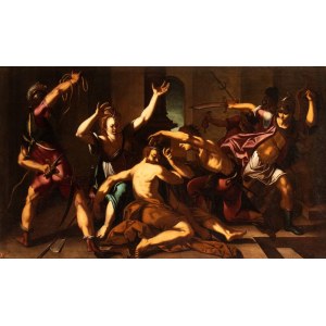 Artista toscano, XVII secolo, Samson and Delilah