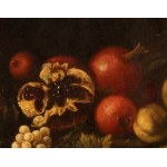 Michelangelo Cerquozzi o delle Battaglie (Roma 1602 - Roma 1660), Still life of grapes, pears, melons, and pomegranates