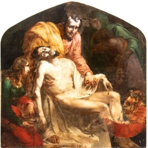 Peter Paul Rubens (seguace di) (Siegen 1577 - Anversa 1640), Lamentation (The Mourning of Christ)