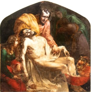 Peter Paul Rubens (seguace di) (Siegen 1577 - Anversa 1640), Lamentation (The Mourning of Christ)