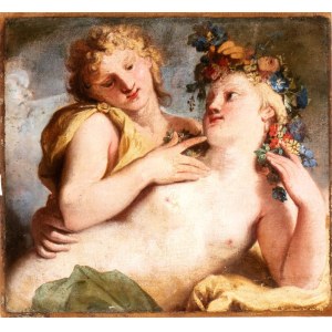Giovanni Antonio Pellegrini (ambito di) (Venezia 1675 - Venezia 1741), Apollo and Ceres