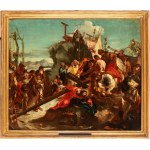 Giambattista Tiepolo (seguace di) (Venezia 1696 - Madrid 1770), Christ Carrying the Cross