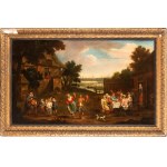 David Teniers Il Giovane (ambito di) (Anversa 1610 - Bruxelles 1690), Village revel