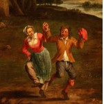 David Teniers Il Giovane (ambito di) (Anversa 1610 - Bruxelles 1690), Village revel