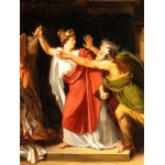 Artista neoclassico francese, primo quarto XIX secolo, Classical tragic scene