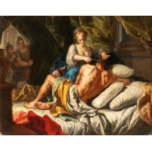 Artista napoletano, XVII - XVIII secolo, Samson and Delilah