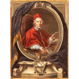 Agostino Masucci (seguace di) (Roma 1690 - 1758), Portrait of Pope Clemente XII Corsini