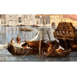 Artista attivo a Venezia, XIX secolo, View of San Giorgio Maggiore from the Bacino di San Marco