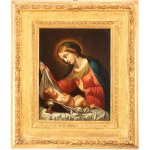 Carlo Dolci (seguace di) (Firenze 1616 - 1686), Virgin and Child with the Sleeping Infant Jesus